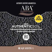 Aquaristica ABA FondoPronto Authentic Soil 2,5 L- substrato fertile di origine vulcanica per acqua dolce Colore: Nero Fine, Granulometria: 2-3 mm