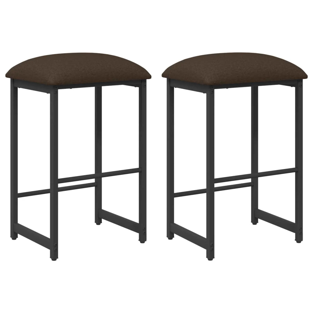Sgabello da bar 2 pcs Tortora 40 x 32 x 74 cm 8006226