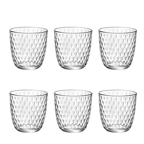 Bormioli Rocco 6501 Slot Set Bicchieri da Acqua 6 Pezzi 29 cl Impilabili Lavastoviglie colore Trasparente
