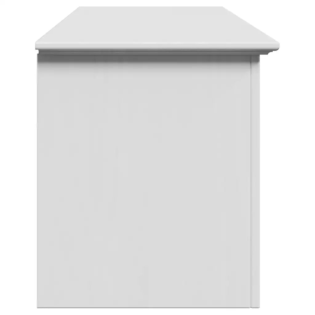 Panca da Ingresso BODO Bianca 114x40x45 cm