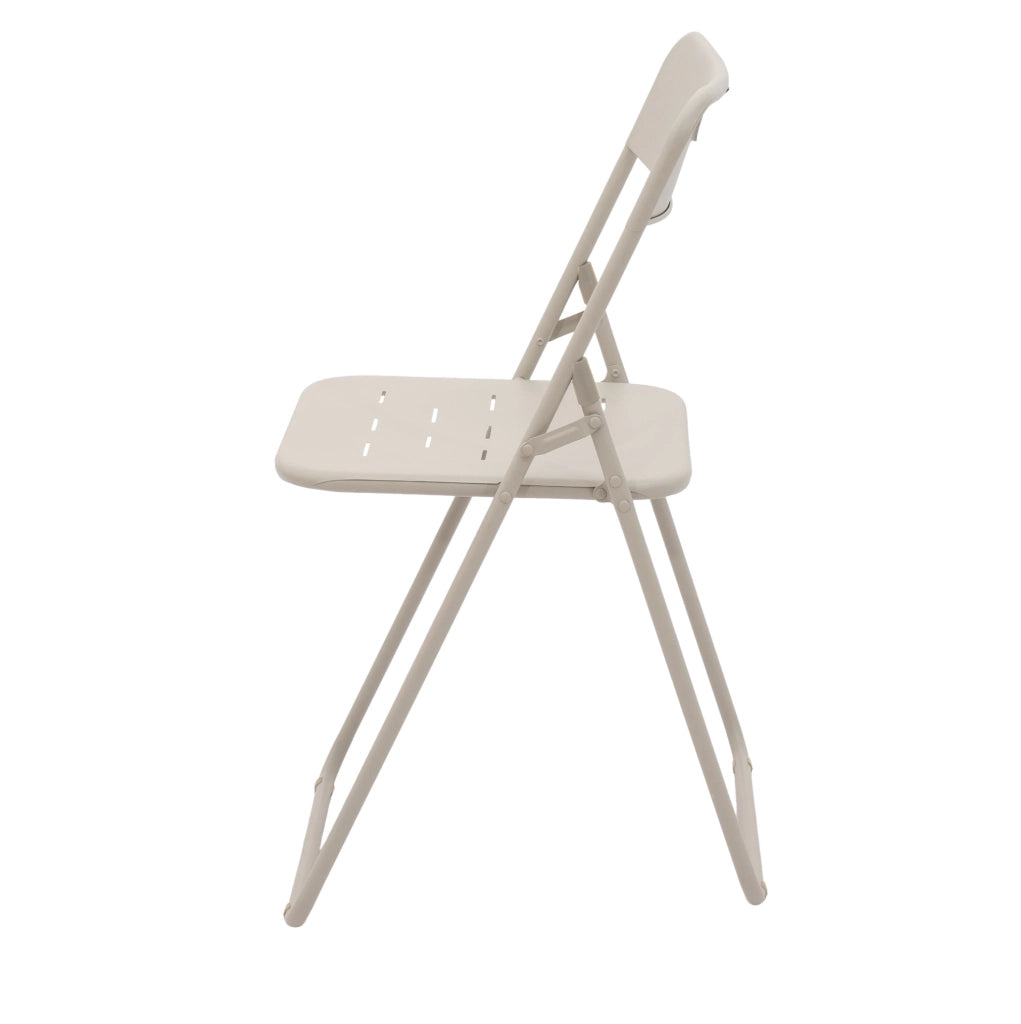 Set bistrot da esterno pieghevole 3 pezzi; 2 sedie e tavolo; beige