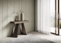 Consolle Allungabile 90-196x40x77 cm Diamante Small Tortora Telaio Orso