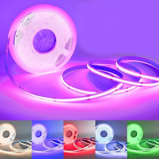 Striscia LED RGBW a 24V con colore caldo senza alimentatore