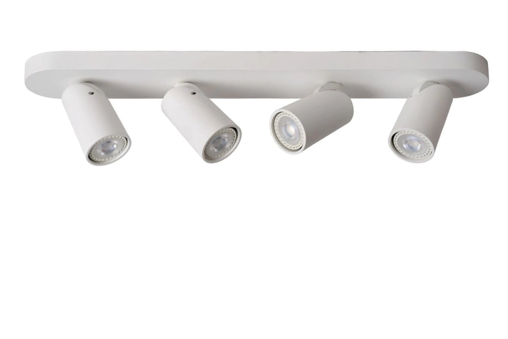 Lucide Xyrus plafoniera barra 4xGU10 LED 5W bianca