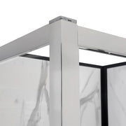 Box doccia 70x170 cm con porta scorrevole trasparente H 200 cm Ted