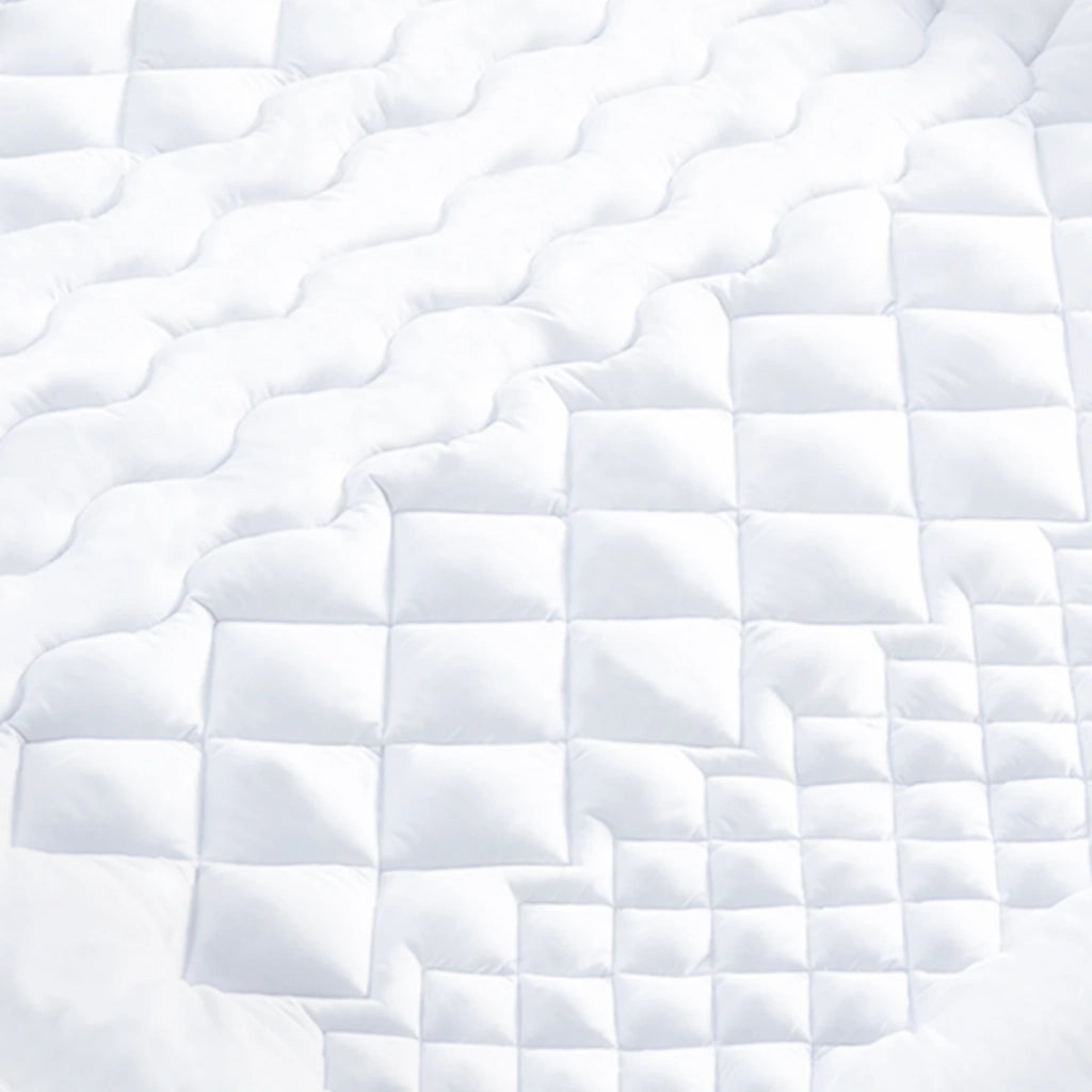 IDMarket - Sovramaterasso 140x190 cm 7 zone comfort spesso e morbido 600gr SACHA