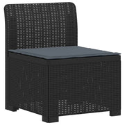Divano da Giardino 4 Posti con Cuscini Aspetto Rattan PP 3443965