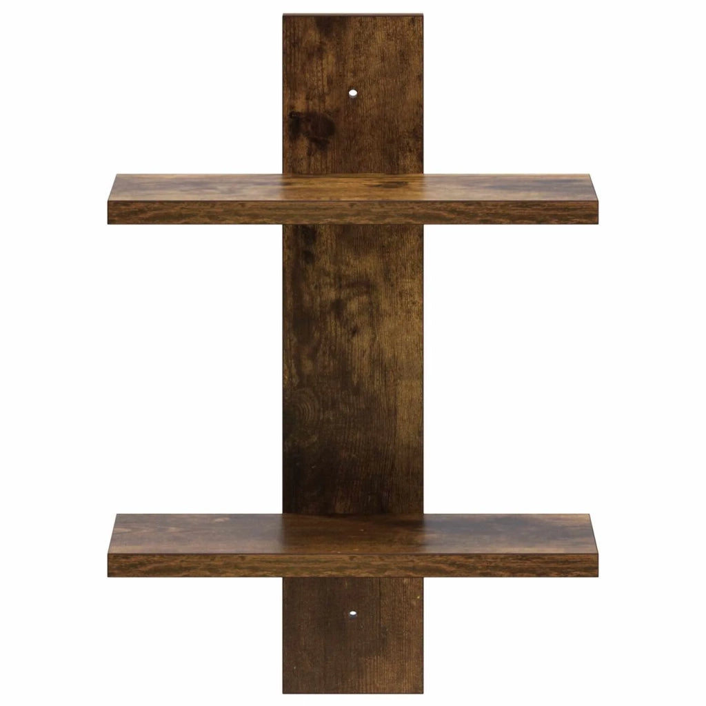 Scaffale da parete Rovere Fumo 30 x 13.5 x 43 cm 8020325