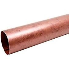 Gronda alluminio pat.rame tubo p luv 80x3000