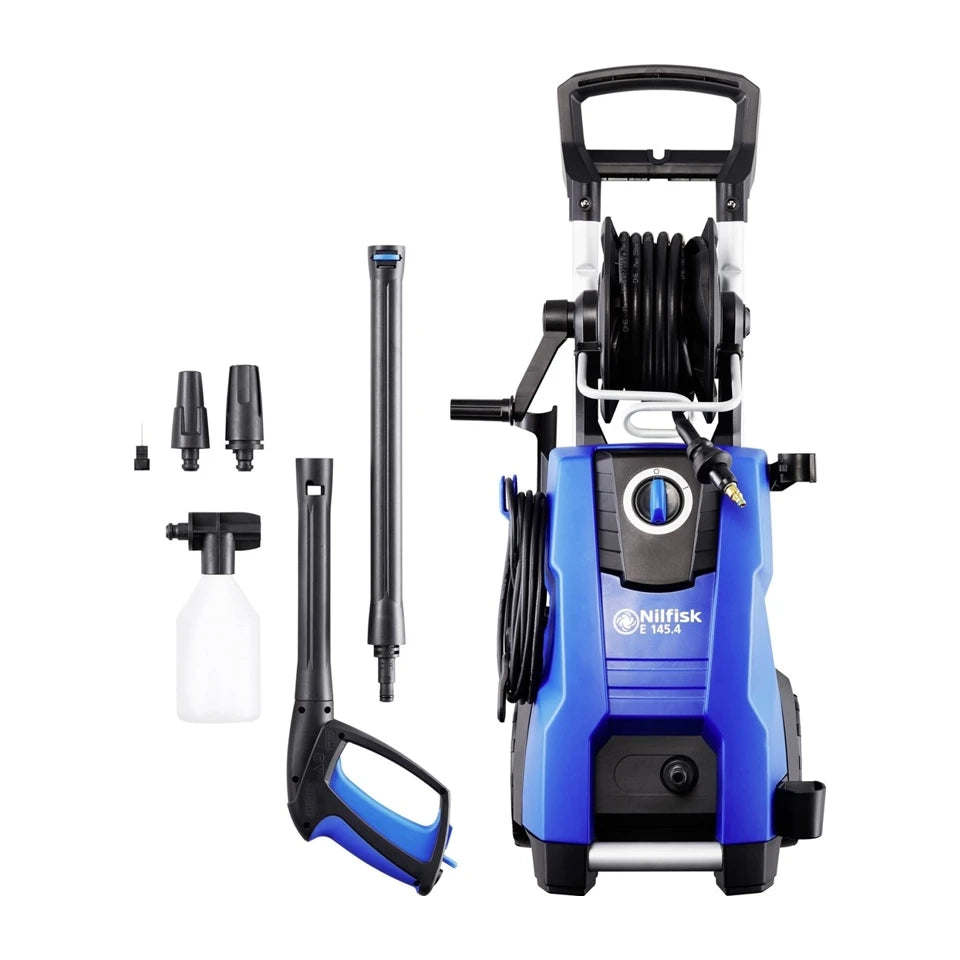 Lavatrice ad alta pressione Nilfisk E 145.4-9 X-TRA EU, verticale 500 l/h 2100 W Blu, Nero