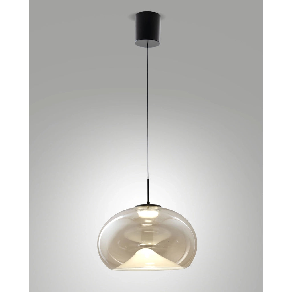 Brena Saliscendi Cognac Lampada Led Integrata Regolabile Alta e Bassa Brevissima