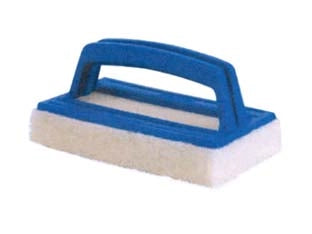 SPUGNA LAVASCIUGA SPAZZOLA TAMPONE PER PISCINE- - cm.14x9x7h. - 2 pezzi AILANTO