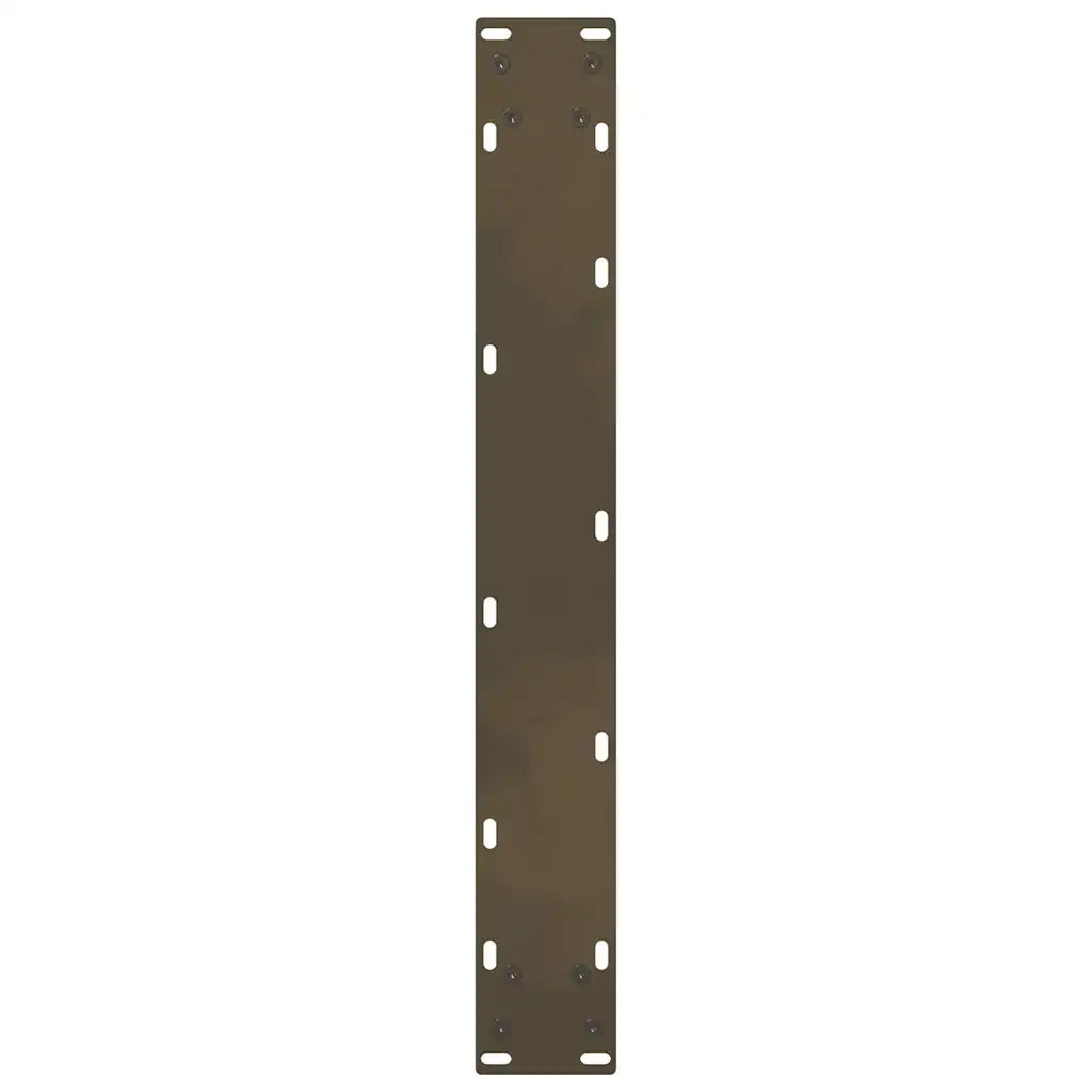 Gambe per tavolo da bar in acciaio naturale 2 pz 60x(100-101) cm in acciaio 4013347