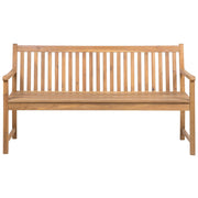 Panca da giardino leggera in legno di acacia 160 cm a doghe design esterno patio in stile rustico
