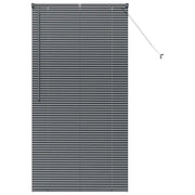 Tendaggi a Veneziana | Tenda a lamelle Grigio scuro 175 x 85 cm Alluminio