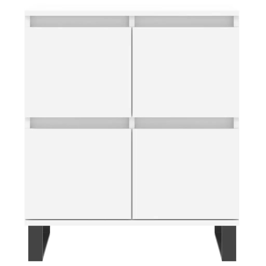 Credenze 3 pz | Madia | Buffet da pranzo | Armadio da pranzo Bianco in Legno Multistrato