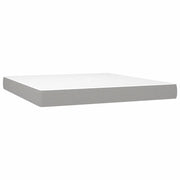 Materasso a Molle Insacchettate Rigidit¨¤ Media Grigio Chiaro 160x200x20 cm