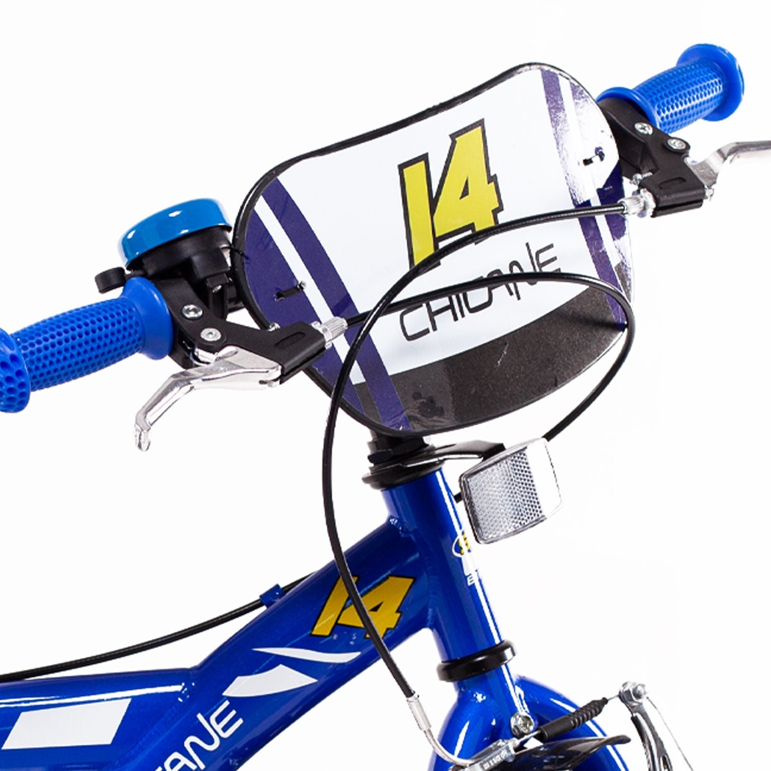 SCH CHICANE 14", bicicletta per bambini, adatta a bambini tra i 4 e i 6 anni, per altezza tra 100 e 120 cm, con campanel
