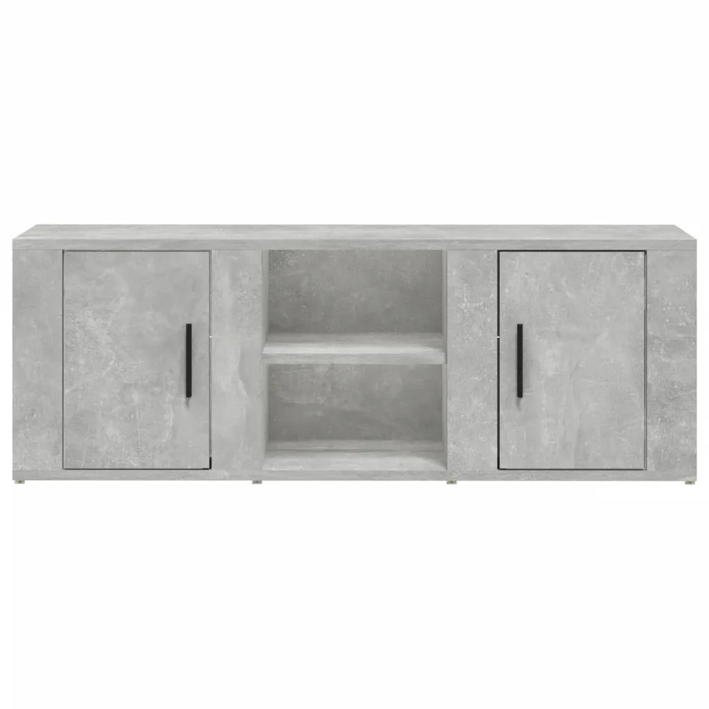Mobile per TV Grigio Cemento 100x31,5x35 cm Legno Multistrato