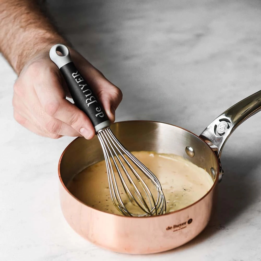 De Buyer 6230.16 Prima Matera Padella per saute' in Rame e Acciaio 16 cm 0.95 L colore Beige