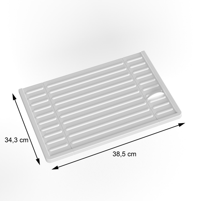 Mobile Lavatoio 59x40x74 cm Monoblocco in Resina PP Bianco
