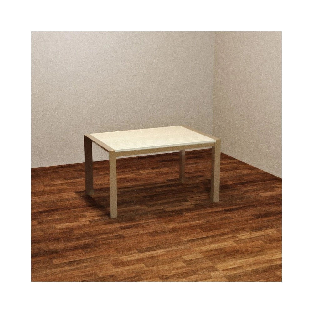 Tavolo allungabile Golia struttura tortora e piano rovere sbiancato 130x80 cm