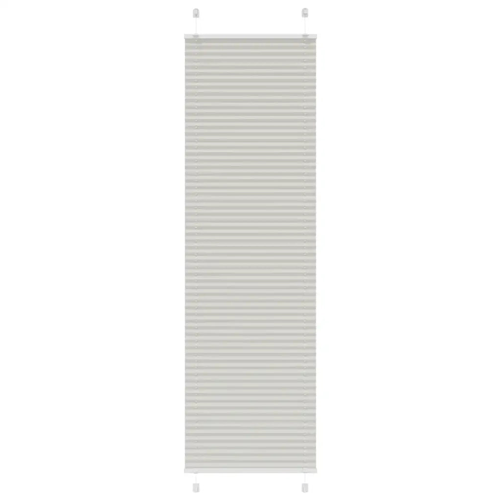 Tenda Plissettata Grigio Chiaro 55x200 cm Larghezza Tessuto 4015355