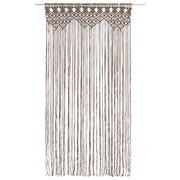 Tenda Macramè Grigio Talpa 140x240 cm in Cotone 323983