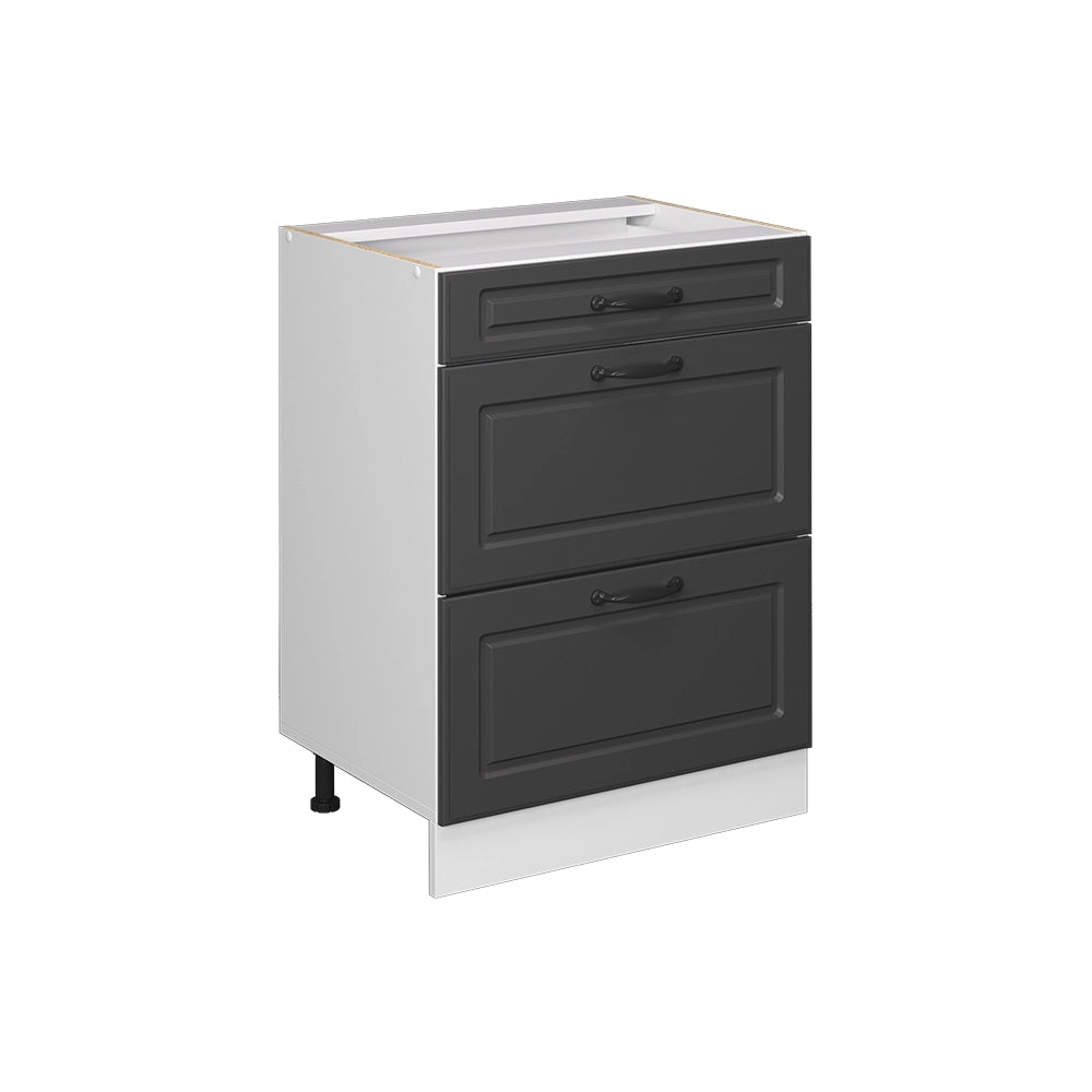 Vicco Frontale cucina Antracite casa di campagna 59.6 x 70.4 cm frontale del mobile per mobile base con cassetti