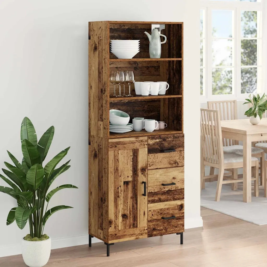 Credenza Legno vecchio 69,5 x 34 x 180 cm Legno multistrato 3415620