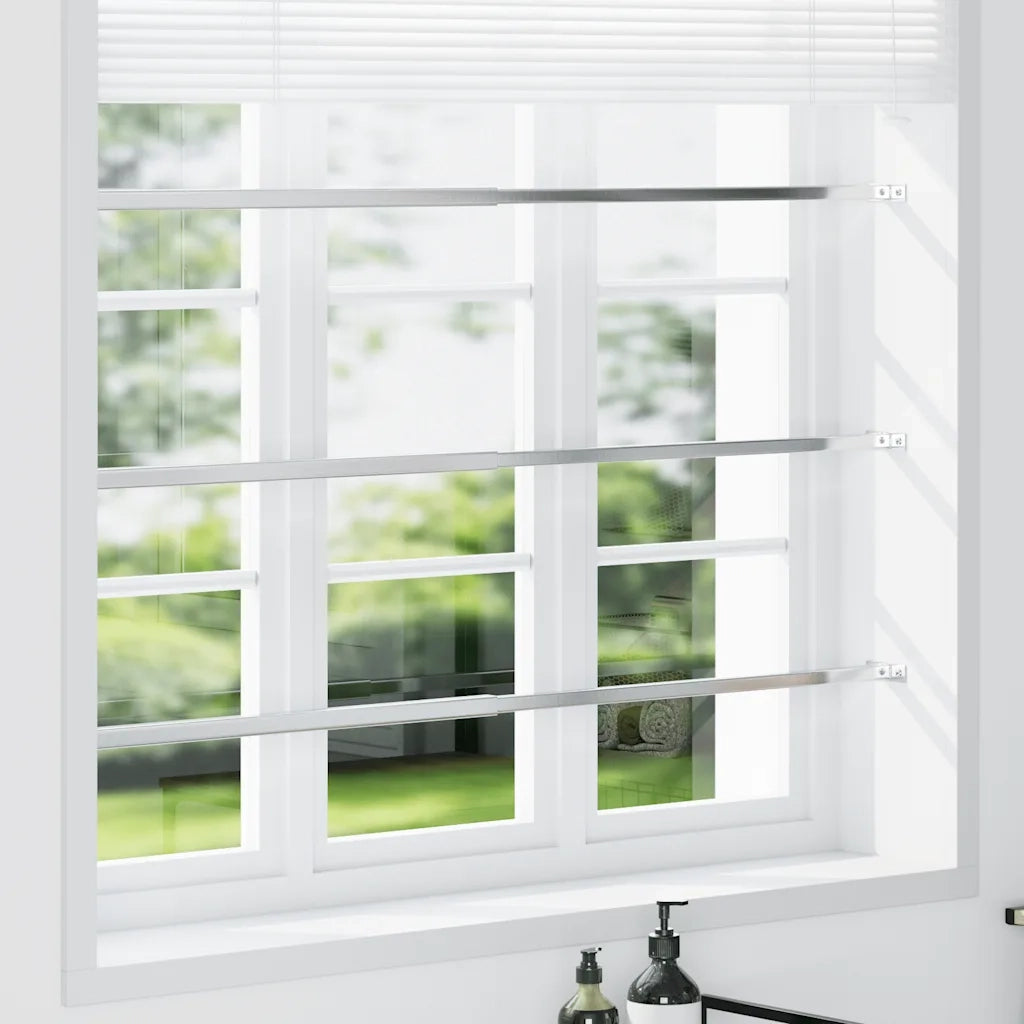 Barre di Sicurezza per Finestra Regolabili 3 pz 710-1200 mm CFW5600486