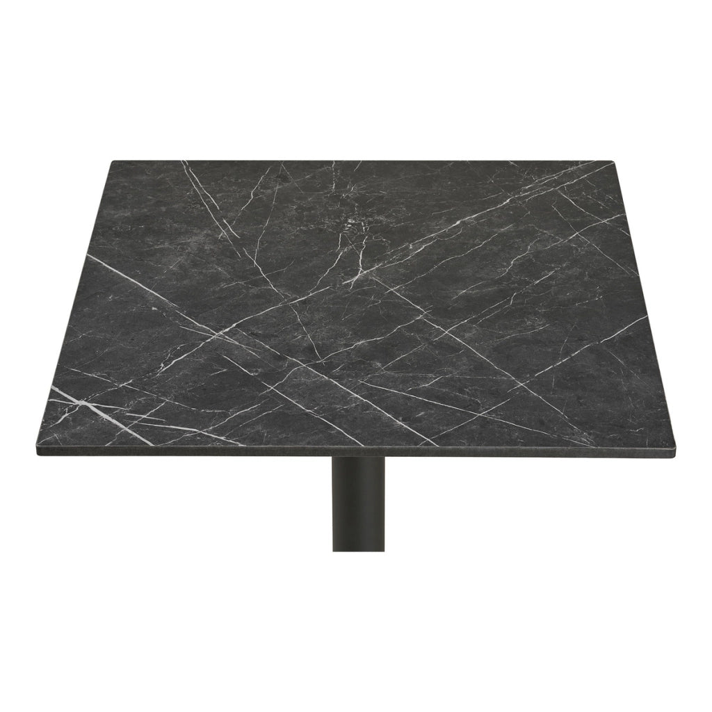 Tavolo Bistro 1, Nero, Metallo, 60x60x73 cm