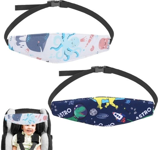 Supporti di testa per seggiolini auto - Cuscini regolabili - Progettazione ergonomico - Adatti per bambini - Duraturo e respirabile - Ideali per auto e...