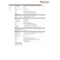 Hikvision Hiwatch series Telecamera bullet IP WiFi hd 1080p 2Mpx 4mm h.265 audio slot sd IP66