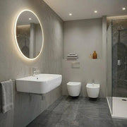 Lavabo sospeso 60 cm Rak Ceramics Metropolitan MEWB00001 Bianco