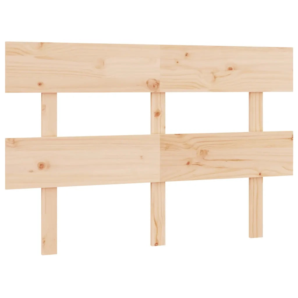 Testiera per Letto 124x3x81 cm in Legno Massello di Pino 819060