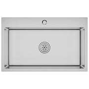 Lavello da Cucina Lavorato a Mano in Acciaio Inox CFW8564641