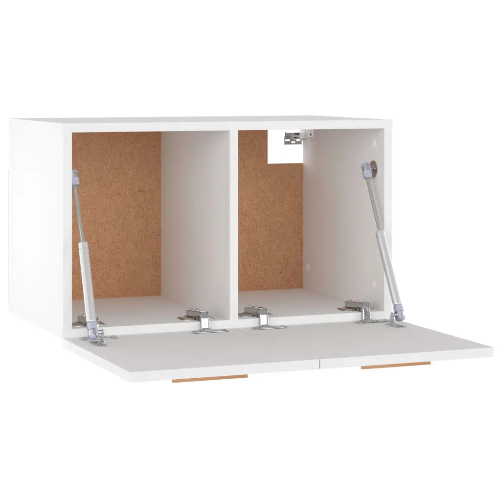 Armadietto a Muro | Mobile a Parete Bianco 60x36,5x35 cm in Legno Multistrato