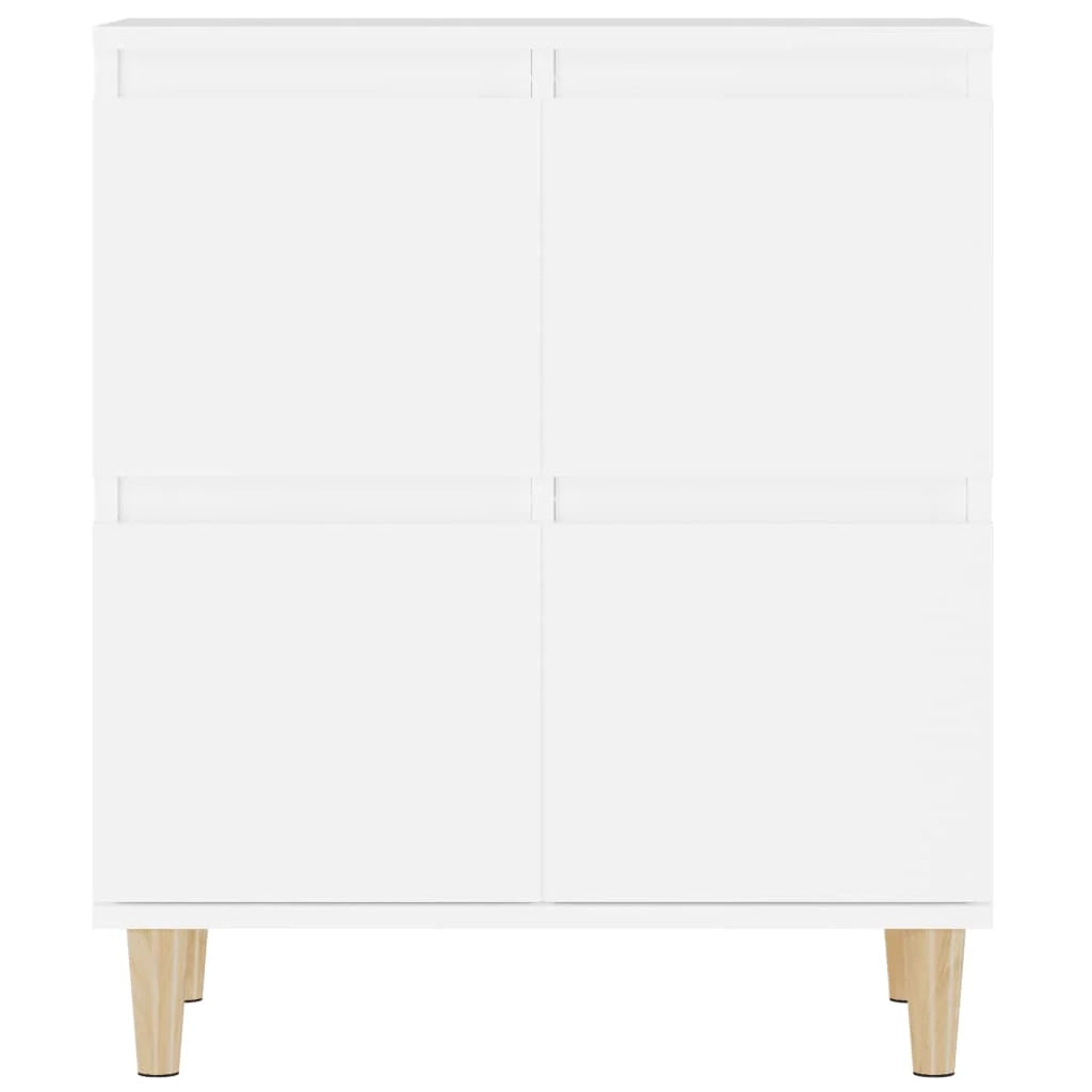 Buffet credenza cassettiera armadio mobile contenitore organizer per cucina soggiorno salotto 3 pezzi 60 x 35 x 70 cm legno ingegnerizzato bianco 02_0036992