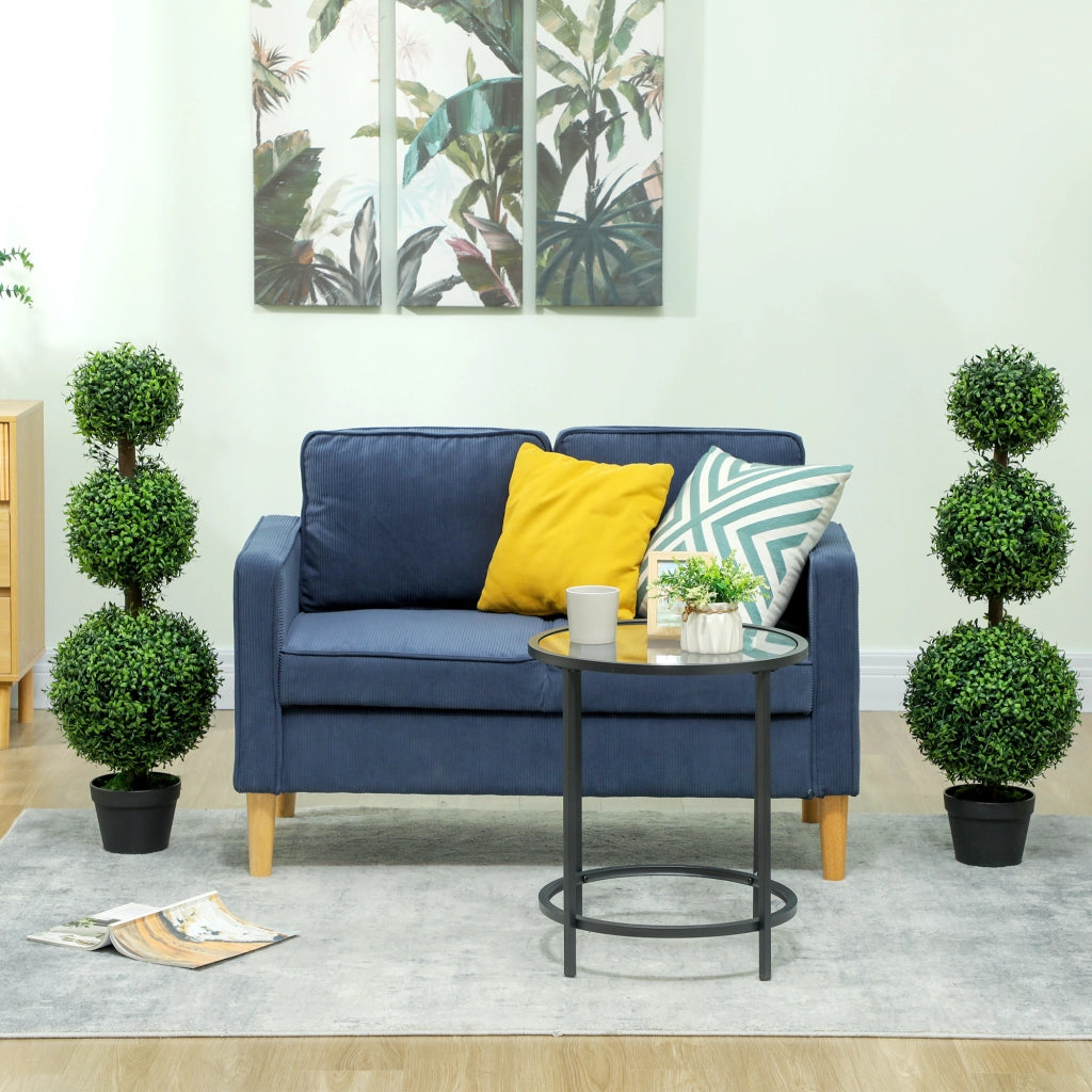 Albero Artificiale Topiaria Buxus ¨C zephmum ¨C Verde 101.6 cm con Vaso