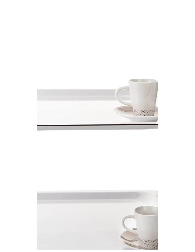 Carrello da cucina pieghevole bianco con ruote BAUHAUS 3 ripiani