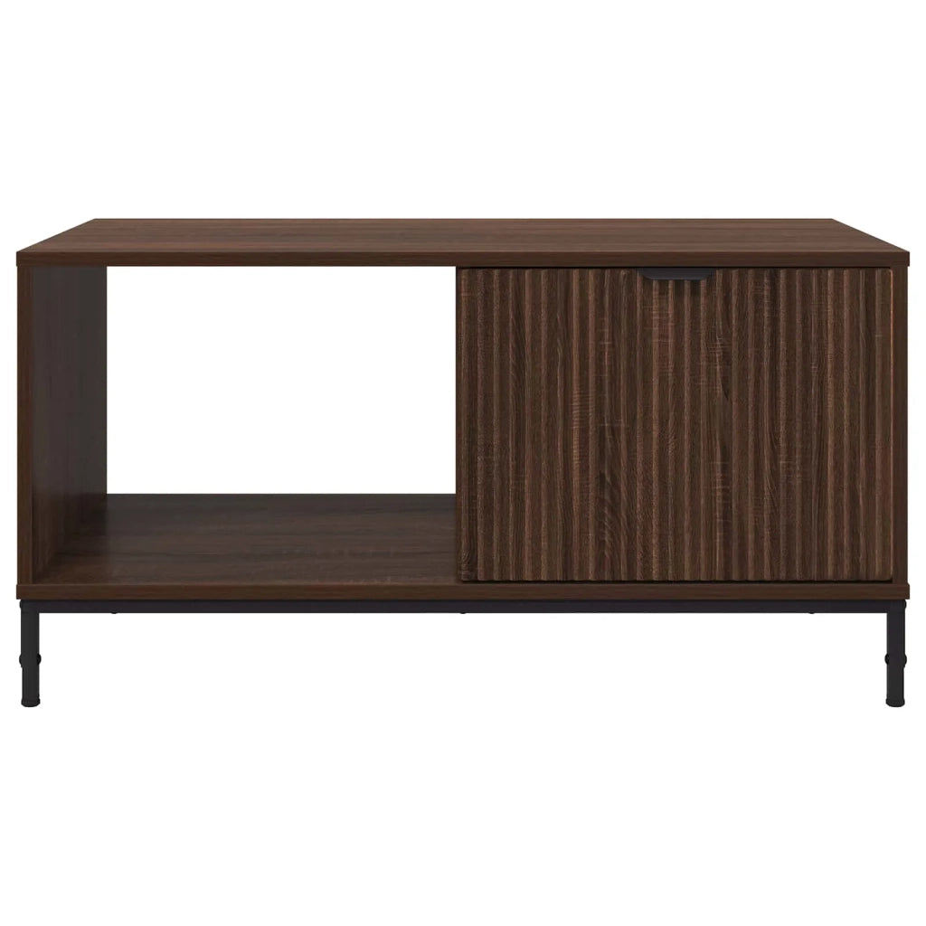 Tavolino da salotto con cassetto Rovere Marrone 90 x 49 x 46 cm 883451