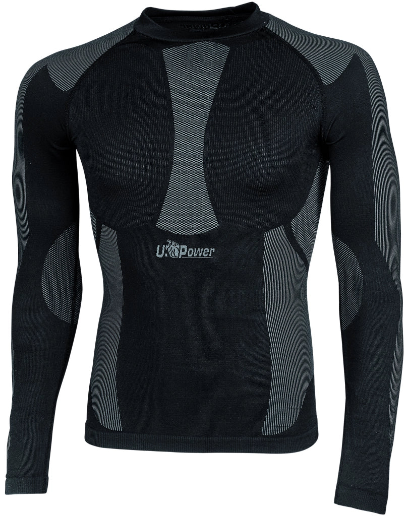 U-Power MAGLIA TERMICA CURMA Col. Nero Mis. 2XL/3XL