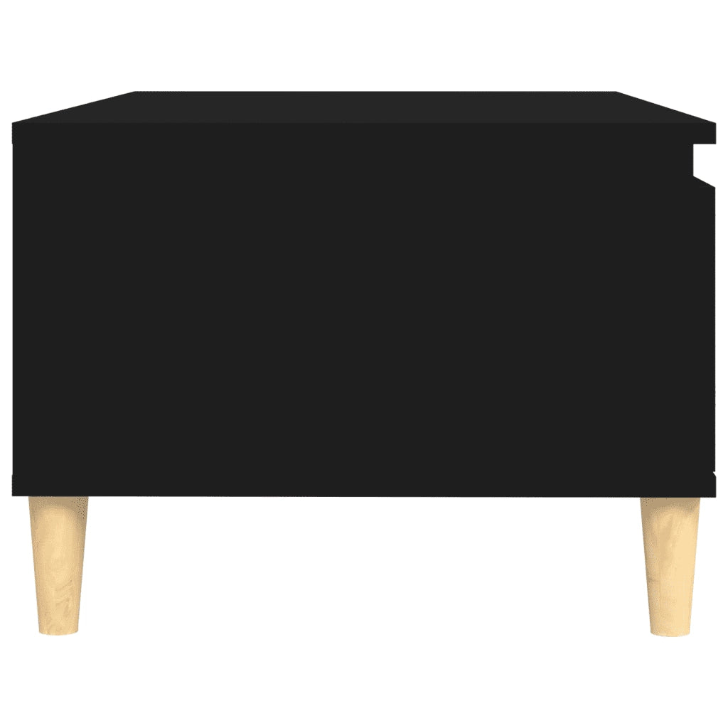 Tavolino da salotto | Tavolino da caff¨¨ | Tavolino da Soggiorno Nero 90x50x36,5 cm in Legno Multistrato