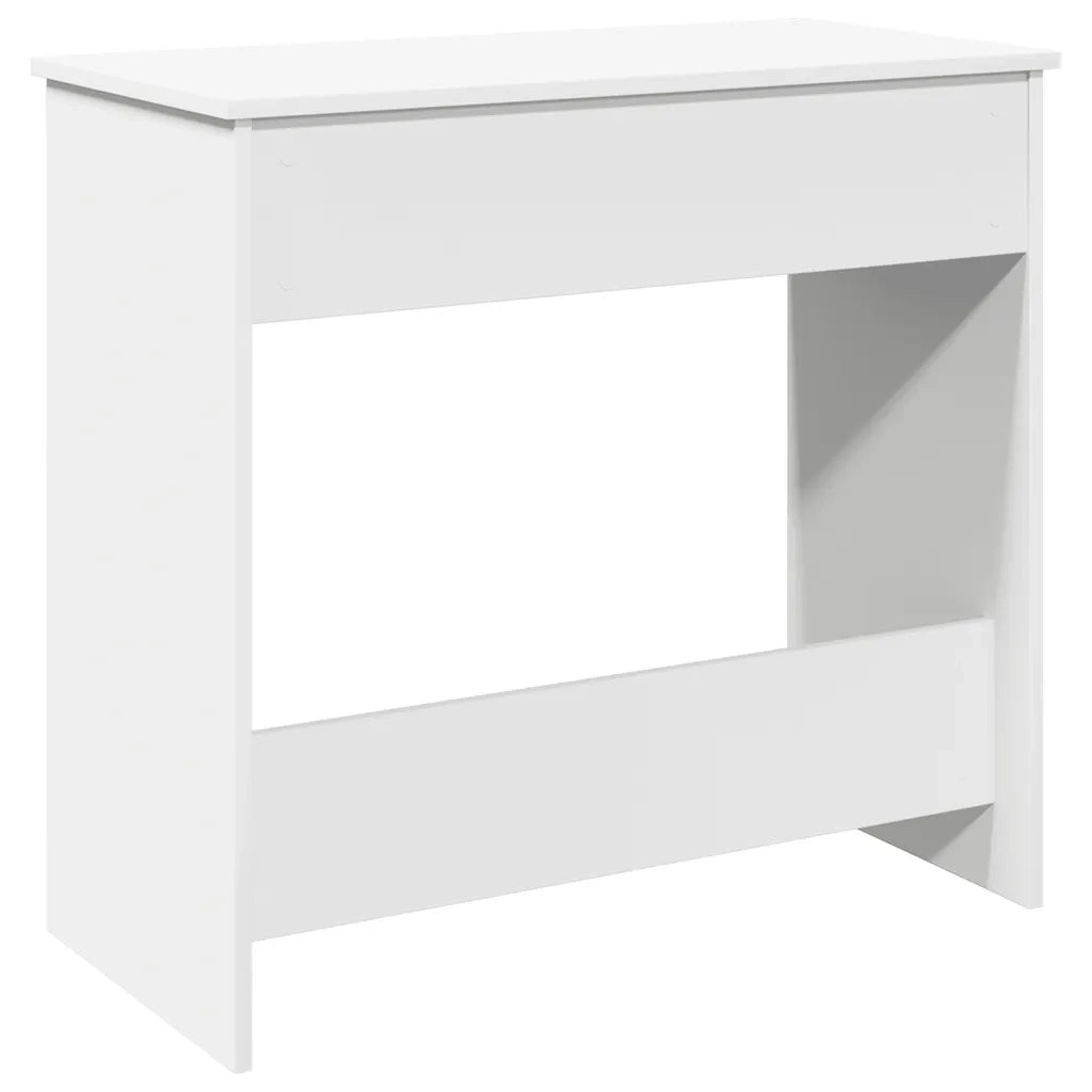 Scrivania Bianca 80x40x75 cm in Legno Multistrato 860472
