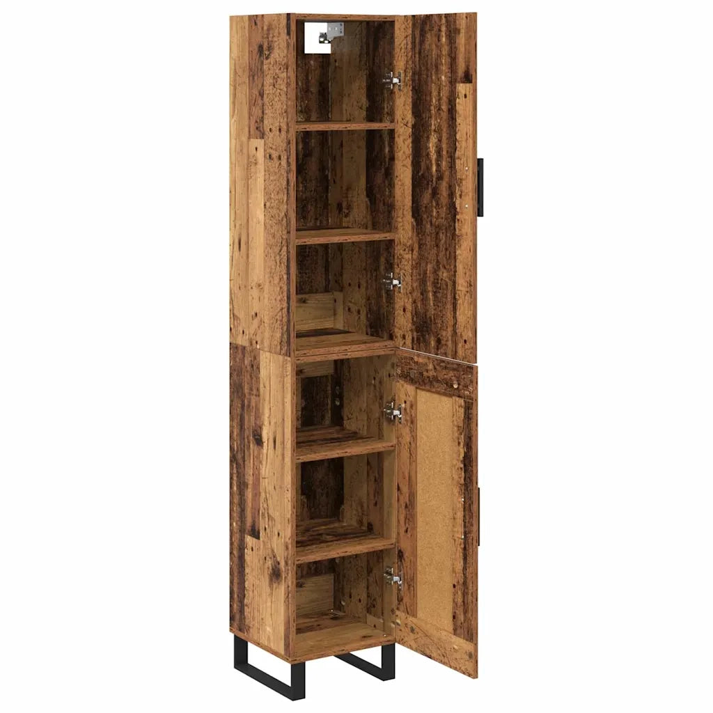 Credenza-Buffet-Armadio da cucina Legno vecchio 34,5 x 34 x 180 cm Legno multistrato 982950