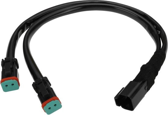 Estensione di connettore per cavi per luci LED di lavoro e lampade di nebbia per illuminazione LED di doppio pod.