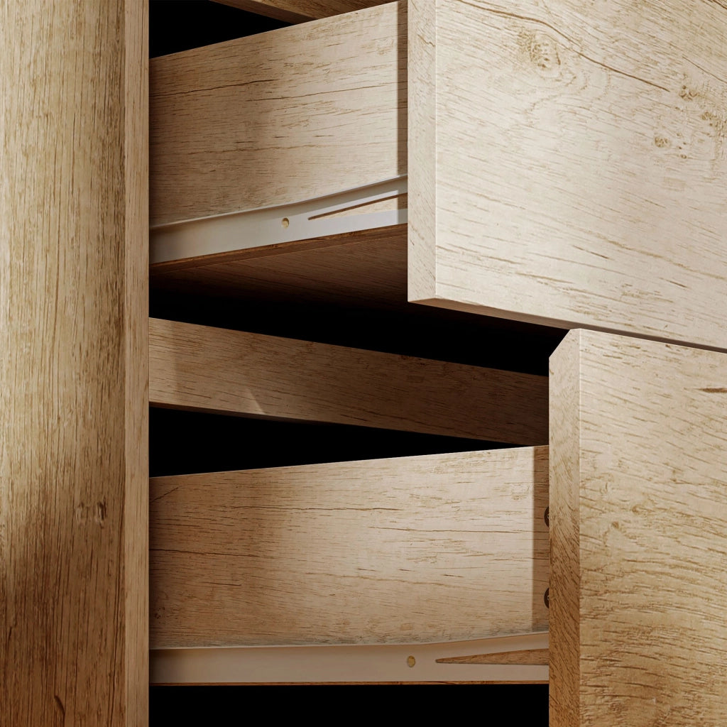 Cassettiera ¨C Zephmum ¨C Legno Naturale 60x40x80