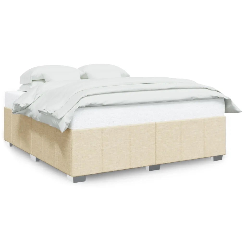 Giroletto senza Materasso Crema 180x200 cm in Tessuto 3284858