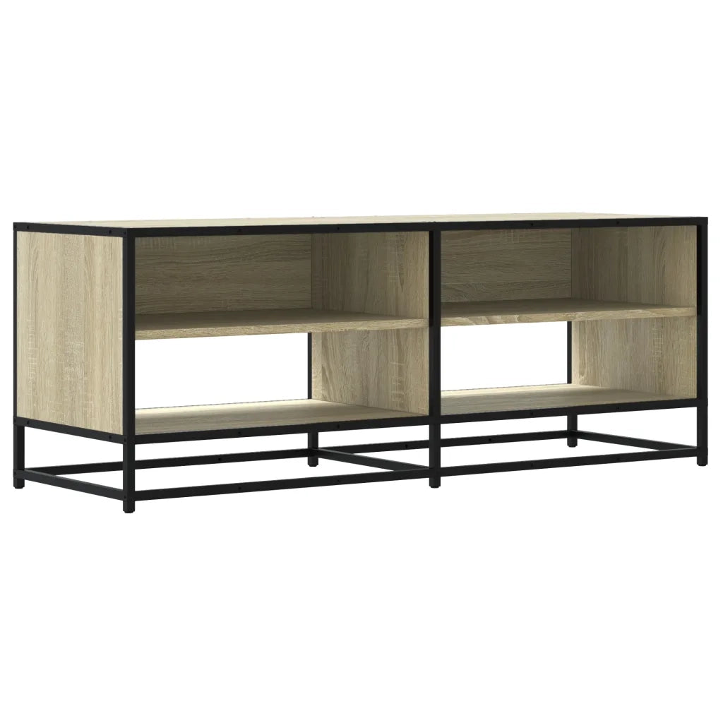 Mobile TV | Armadietto TV | Mobile Porta TV Rovere Sonoma 120,5x40x46cm Legno Multistrato Metallo